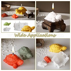 2 Stück 3D Schildkröte Silikonform für Display Dekoration Ornament Kerzenherstellung&nbsp;ST-CJ0007-65
