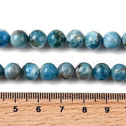 Chapelets de perles en apatite naturelle&nbsp;G-G858-01B-01