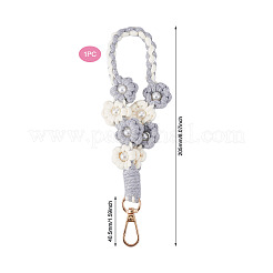 Décorations suspendues en fleurs tissées à la main&nbsp;KEYC-TAC0009-02KCG-06
