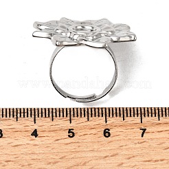 Verstellbare offene Manschettenringkomponenten aus Edelstahl 304&nbsp;STAS-P403-01B-P
