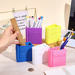 5 porta segnalibro in plastica a forma di libro&nbsp;AJEW-WR0004-18