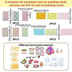 Kit de cartes de vœux en papier pour enfants&nbsp;DIY-WH0699-83C