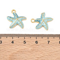 304 Edelstahl-Emaille-Anhänger&nbsp;STAS-Q119-08G-04