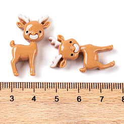 Weihnachtsdekoration Motiv opake Harz Decoden Cabochons&nbsp;RESI-Z026-01N