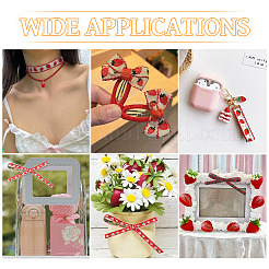 10 mètre de ruban de fraise en polyester&nbsp;OCOR-TA0003-62C