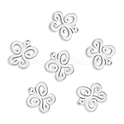 Anlaufgeschützte Charms aus Edelstahl 201&nbsp;STAS-N098-131P
