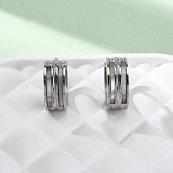 Pendientes de aro de acero inoxidable 304&nbsp;EJEW-D331-14P