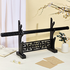 3-stufiger MDF-Wandständer für Schwerter und Katanas&nbsp;ODIS-WH0030-269B
