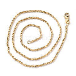 Collane a catena corda in ottone&nbsp;X-NJEW-I247-06G