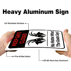 Segnali di avvertimento in alluminio UV protetti e impermeabili&nbsp;AJEW-WH0111-F-08
