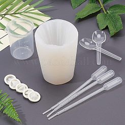 Silikonform-Kits für Hochzeitskleider in Lebensmittelqualität&nbsp;DIY-OC0003-20