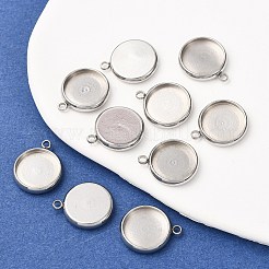 Cabochon pendenti in acciaio inossidabile 304 anti-ossidazione&nbsp;X-STAS-K202-03E-P