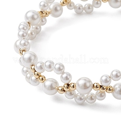 Shell Perle Perlen Armbänder&nbsp;X1-BJEW-TA00454