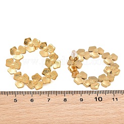 Pendientes de acero inoxidable 304 para mujer&nbsp;SA-CBABC0E-04G