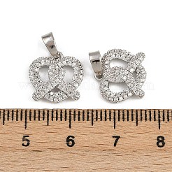 Pendentifs avec zircon cubiques à micro-pavés en laiton&nbsp;KK-A269-53P