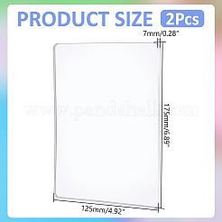Placa de impresión de gel de plástico rectangular para artes y manualidades&nbsp;DIY-WH0698-021