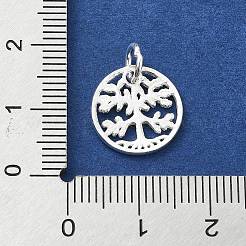 925 Lebensbaum-Anhänger aus Sterlingsilber mit Biegeringen.&nbsp;STER-M119-03S