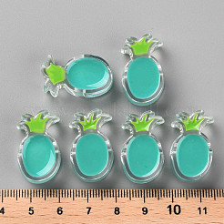 Perles acryliques émail transparent&nbsp;TACR-S155-002G