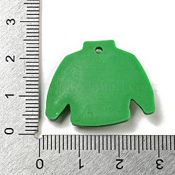 Handgefertigte Anhänger aus Polymer-Ton zum St. Patrick's Day&nbsp;CLAY-E008-02B