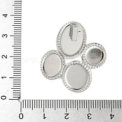 Cabochon pendenti in acciaio inossidabile 304&nbsp;LS-STAS-D376-21P