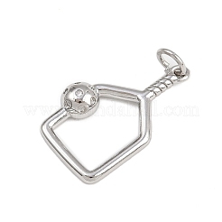 Ottone micro spianare pendenti zirconi&nbsp;KK-A269-23P