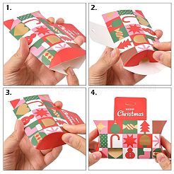 16 stücke 4 stile weihnachten thema papier kissen geschenk boxen&nbsp;CON-FS0001-22