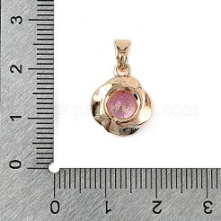 Pendentifs en laiton zircon cubique pavé&nbsp;KK-E795-26KCG-01