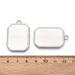 Cabochon pendenti in acciaio inossidabile 304&nbsp;STAS-N108-76P