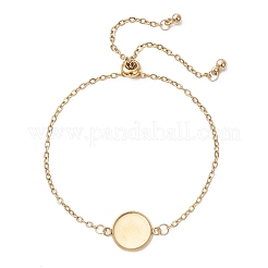 Fabricación de pulseras deslizantes con cadena de cable de acero inoxidable 304&nbsp;BJEW-JB12810-02