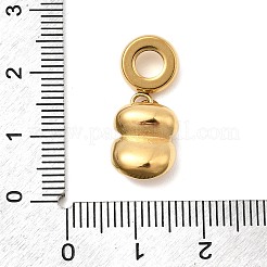 Europäische Anhänger aus 304 Edelstahl mit roter Emaille&nbsp;STAS-D153-23G
