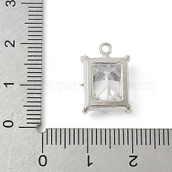 Pendentifs avec zircon cubiques à micro-pavés en laiton&nbsp;KK-M326-21P