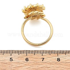 Drehbare Fingerringe für Damen&nbsp;RJEW-B115-01G-03