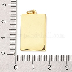Emaille-Anhänger aus Messing mit Gestellbeschichtung&nbsp;KK-P261-05C-G