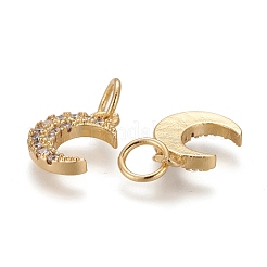 Messing micro pave klar zirkonia charme&nbsp;ZIRC-Z005-01A