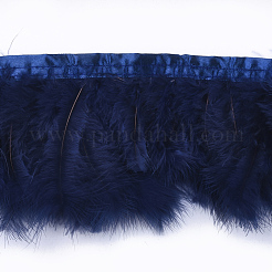 Truthahnfeder-Pony-Besatz&nbsp;FIND-T037-03C