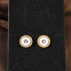 Boucles d'oreilles en acier inoxydable 304&nbsp;EJEW-D350-04G-01