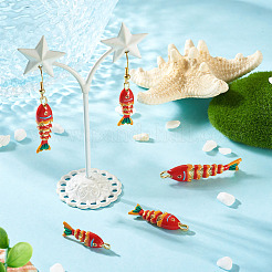 3 pièces 3 styles de pendentifs en laiton plaqué en rack&nbsp;KK-TA0008-61A
