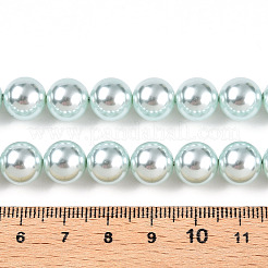 Abalorios de perla de vidrio&nbsp;HY-G002-01E-12