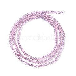 Fili di perline do vetro trasparente&nbsp;GLAA-C019-01A-01