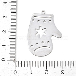 Pendentifs de Noël en acier inoxydable 201&nbsp;STAS-C156-01D-P