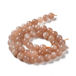 Runden natürlichen Grad b sunstone Perlen Stränge&nbsp;G-F222-33-8mm