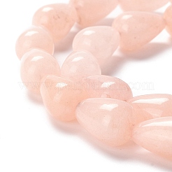 Natürliche weiße Jade perlen Stränge&nbsp;G-O029-07A-07