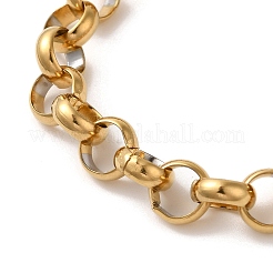Ionenplattierung (IP) 304 Edelstahl 3-Strang Kettenarmbänder&nbsp;BJEW-L673-023G