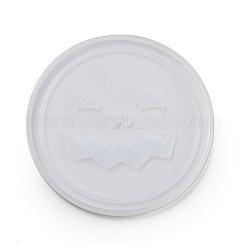 Moldes de silicona para hacer arenas movedizas con forma de corazón de píxeles para Halloween&nbsp;AJEW-U013-04B
