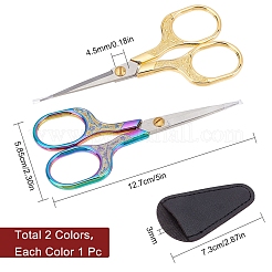 4 Stück 3 Stil 3cr13 Edelstahlschere&nbsp;TOOL-SC0001-27