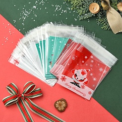 3 Beutel 3 Stile Rechteckige Opp Zellophantüten für Weihnachten&nbsp;OPC-FS0001-01B