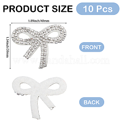 Strass- & Filz- & Bügel-Schleifenflicken&nbsp;PATC-WH20018-003