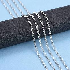 Cadenas de cable de acero inoxidable 201 resistentes al deslustre&nbsp;CHS-R008-11