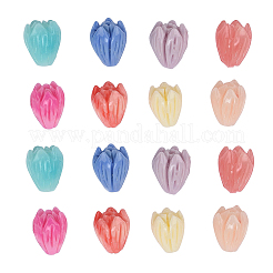 40 pz 8 colori conchiglia perline in resina in polvere&nbsp;RESI-CJ0001-144