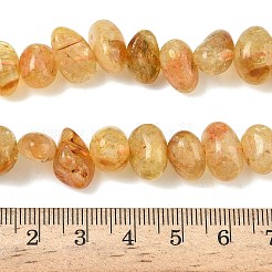 Fili di perle di citrino naturale riscaldate&nbsp;G-RM250109-B2